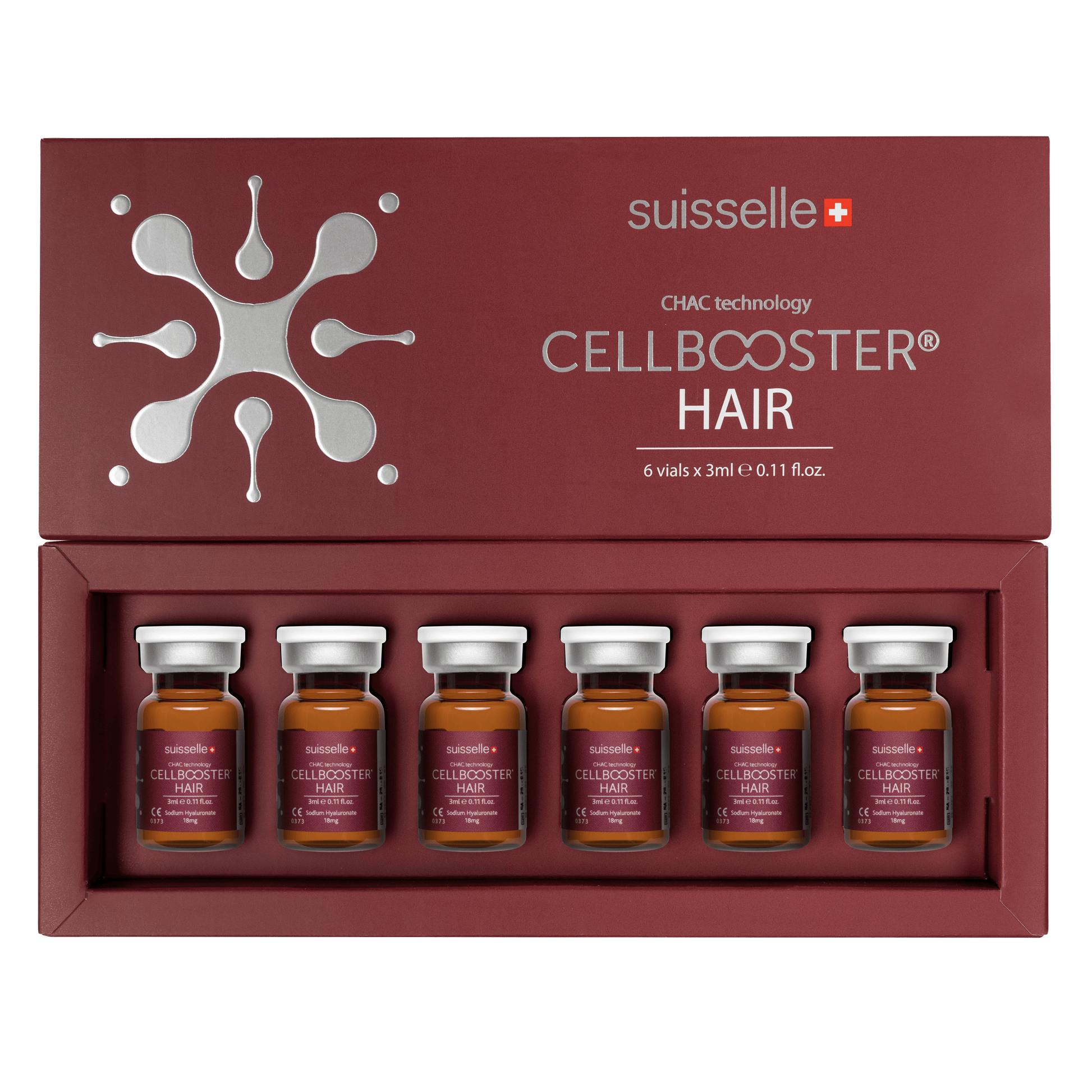Suisselle® Cellbooster Hair 6 x 3 ml vials - Belderma
