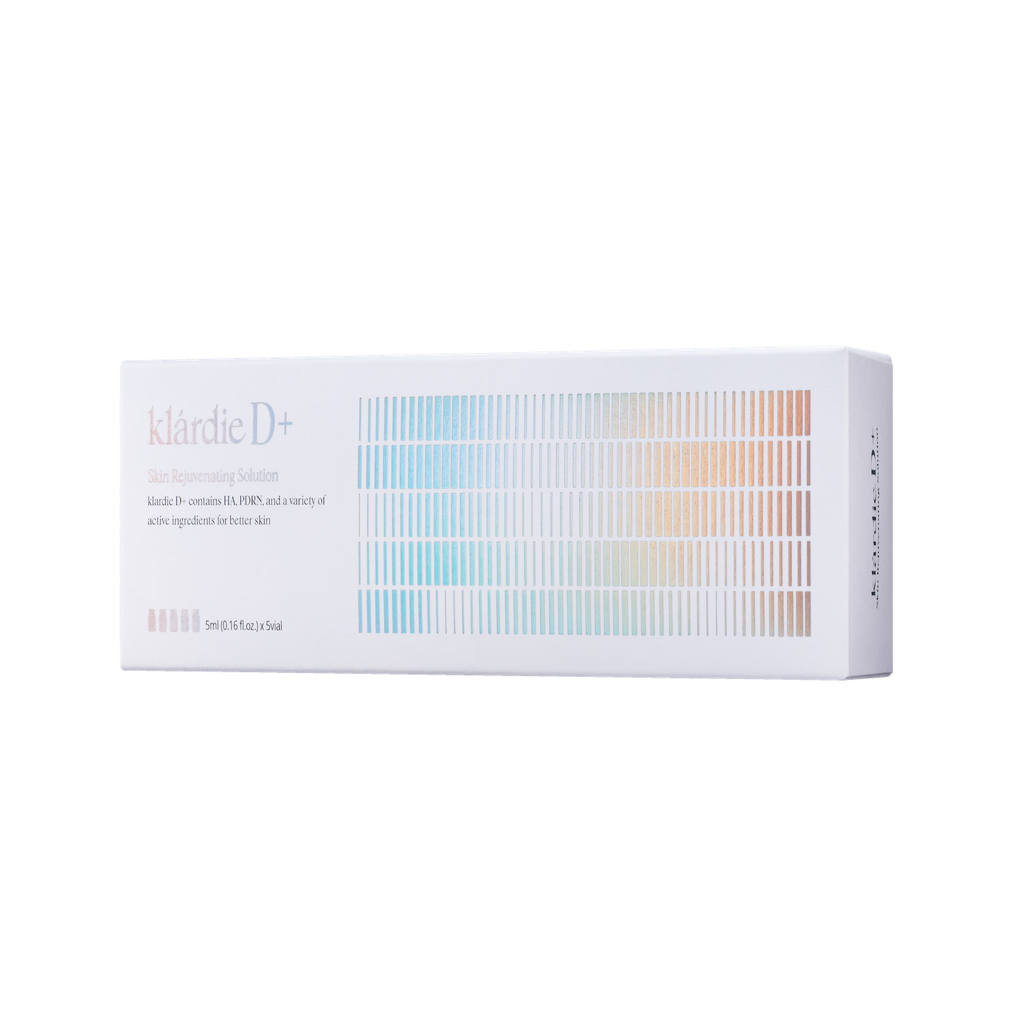 klàrdie D+ Skin Rejuvenating Solution w/ Polynukleotide & Hyaluronsäure - 5ml x 5 - Belderma