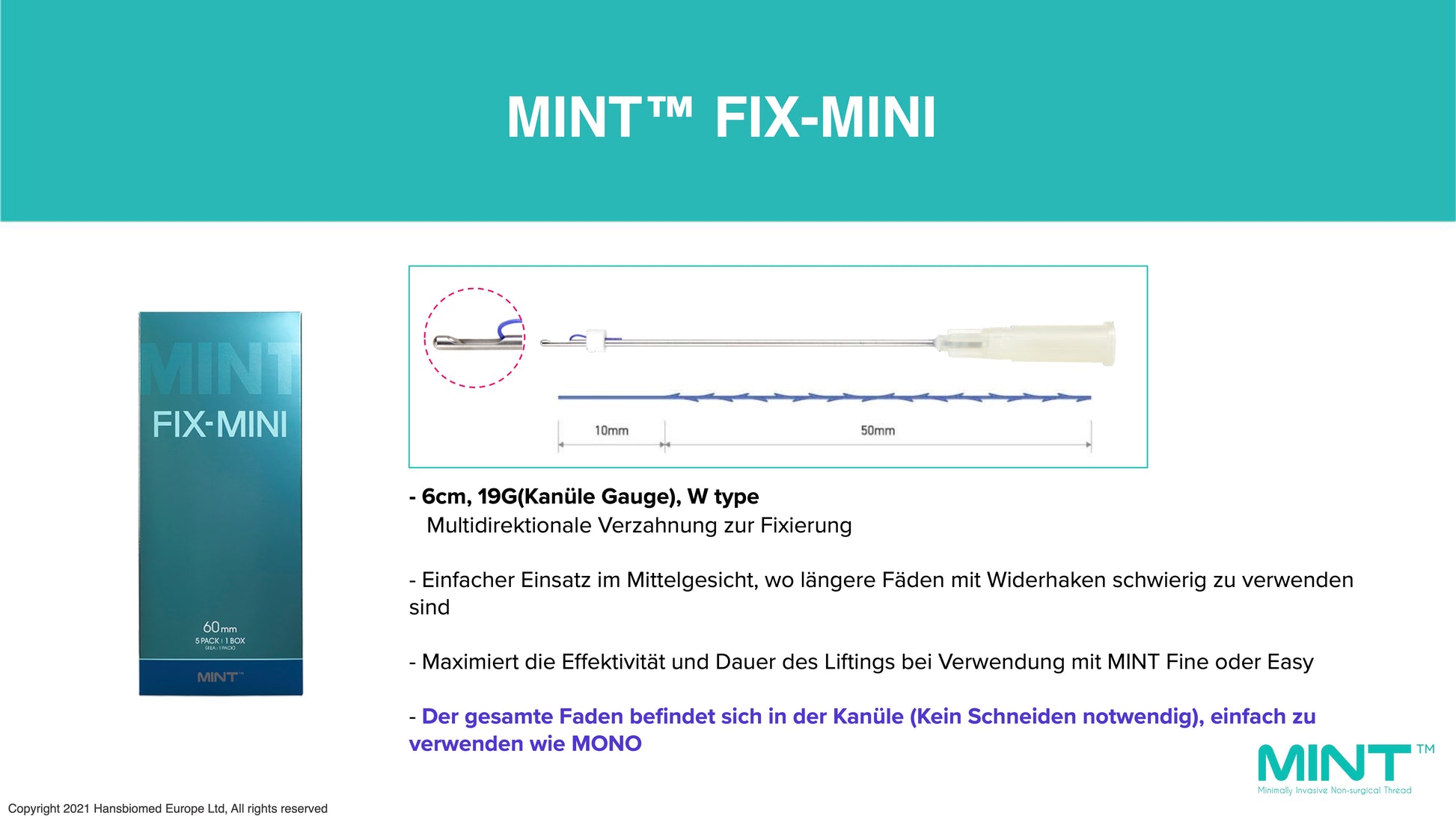Mint Fix Mini 4 x 5 Pouches - Belderma