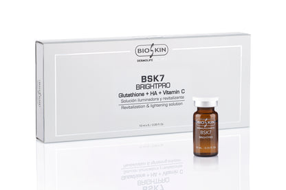 BioSkin BSK7 BrightPro – Aufhellendes Glutathion & Vitamin C Serum | 5 × 10 ml