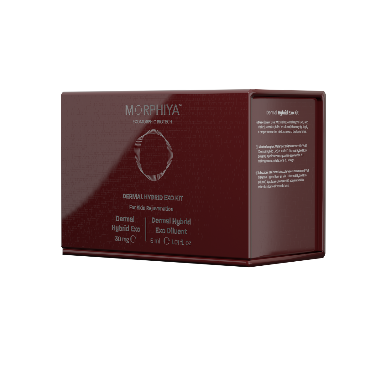 MORPHIYA® Dermal Hybrid Exo Kit 30 mg × 5 ml | Hautregeneration mit Hybrosome™