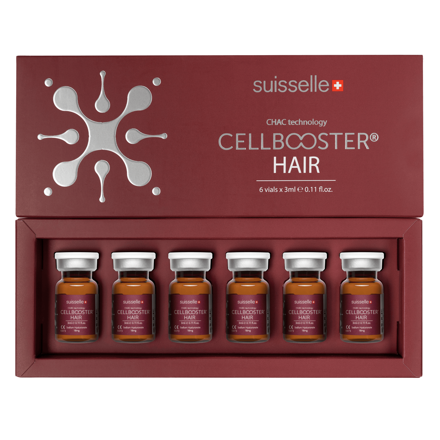 Suisselle® Cellbooster Hair 6 x 3 ml vials - Belderma